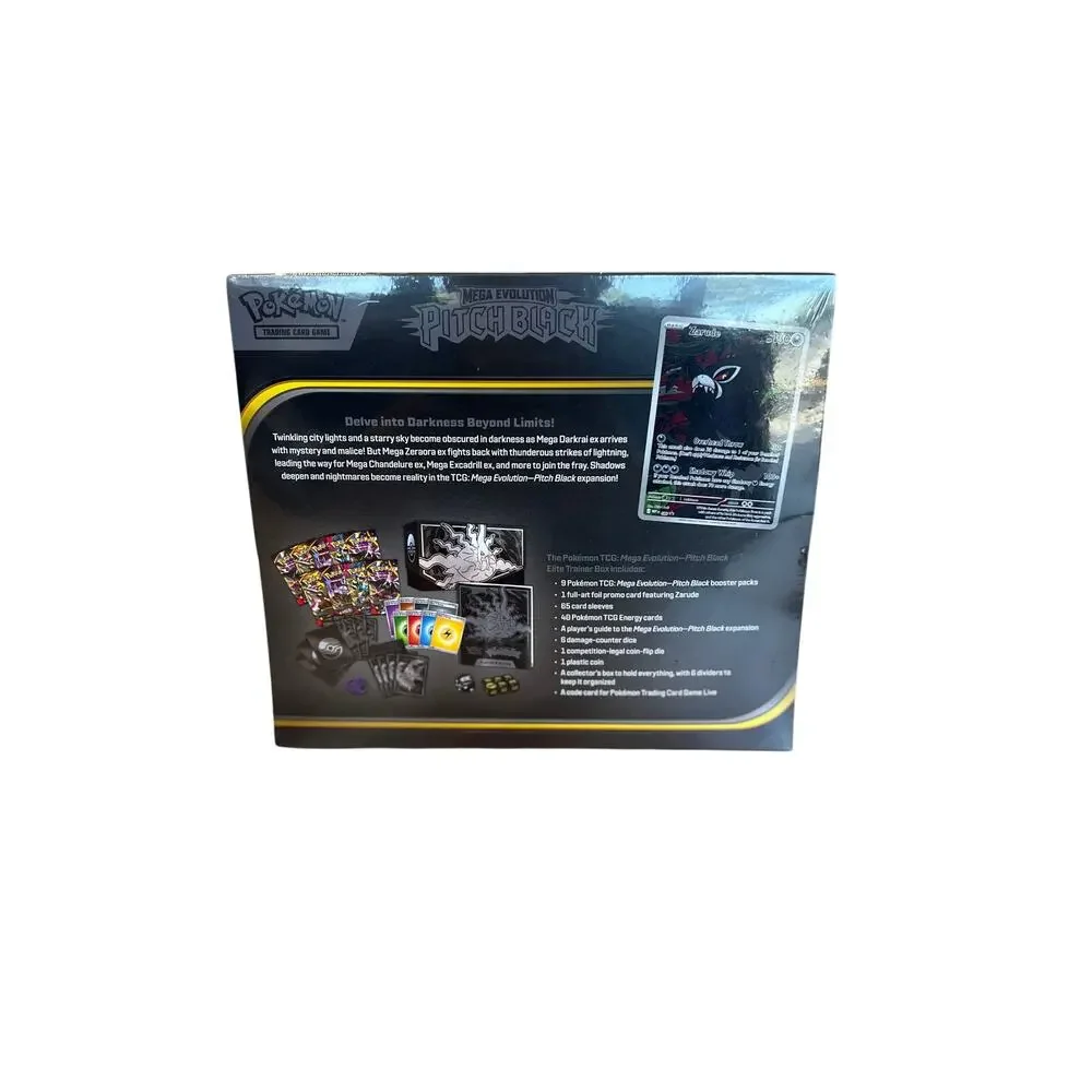 Pokemon Mega Evolution Pitch Black Factory Sealed Elite Trainer Box ETB Booster